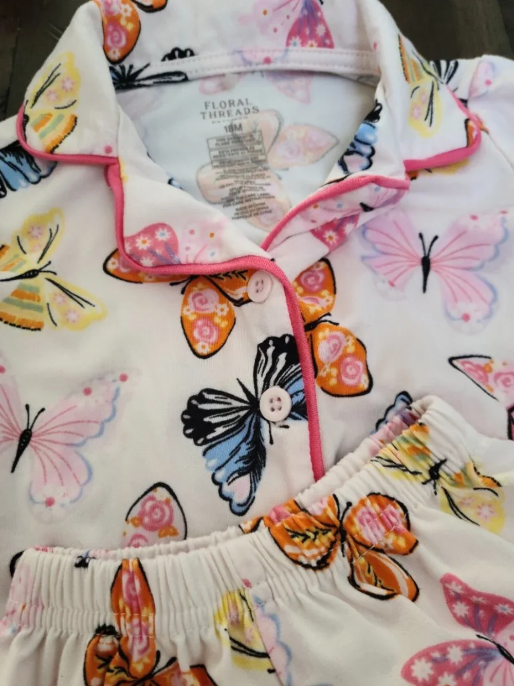 Floral Threads Summer Pajama Set